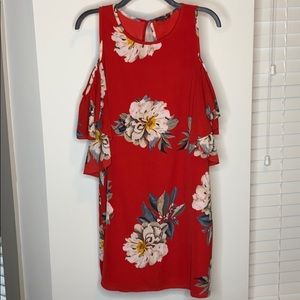 Papermoon Red floral dress.
